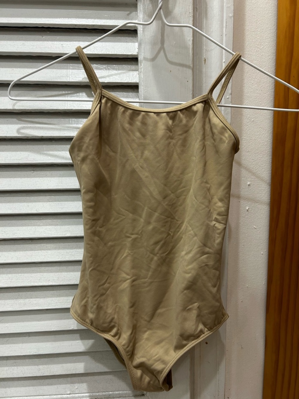 Girl’s Beige Camisole Nude Tan Ballet Leotard Capezio